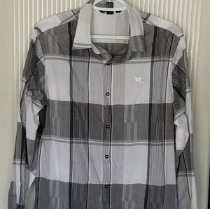 Men's Gently Used Rocawear multicolor plaid shirt